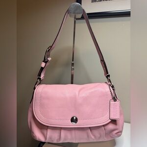 Coach Blush Pink Leather Shoulder Bag